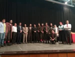 رئیس برنامه وبودجه استان به همراه مدیرکل ارشاد و معاونت فرهنگی اداره کل 