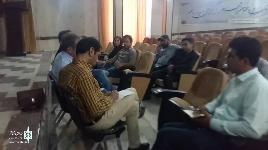 جلسه و نشست هیئت رئیسه انجمن هنرهای  نمایشی استان کردستان با هنرمندان شهرستان دهگلان  2
