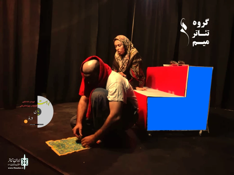 نمایش " راست یان درو " به کارگردانی بهزاد فرمانی در قروه به روی صحنه رفت  4