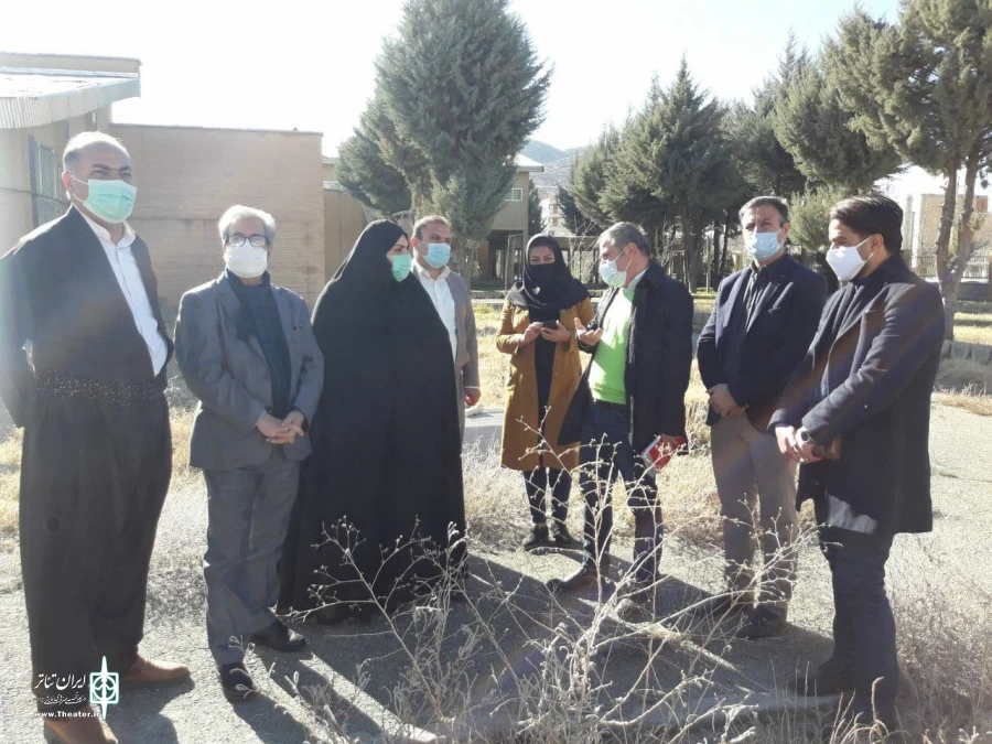 بازدید نماینده شهرستانهای مریوان و سروآباد در مجلس شورای اسلامی از پروژه ساخت پلاتوی شهر مریوان  4