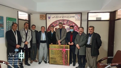 تجلیل انجمن هنرهای نمایشی کردستان از دکتر امید ورزنده