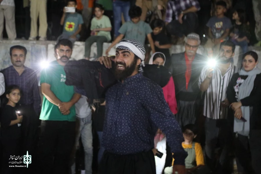 نمایش خیابانی پاپتی  در سطح شهر بانه اجرا شد 3