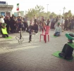 نمایش خیابانی«من، گل ، زمین » کاری از گروه هنرهای نمایشی توسکا شهرستان کامیاران به اجرا درآمد 2