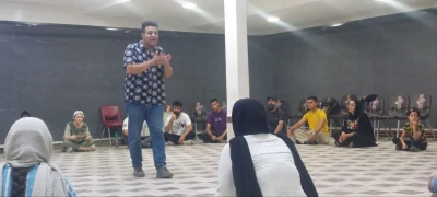 دوره آموزش تئاتر خیابانی با تدریس امیر زارع زاده در بانه برگزار شد